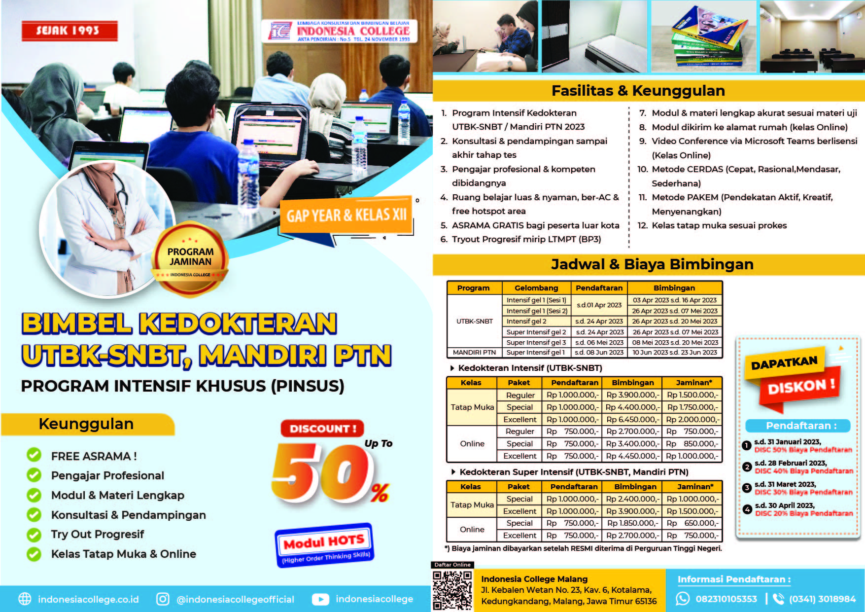 Bimbel Kedokteran PINSUS 2023