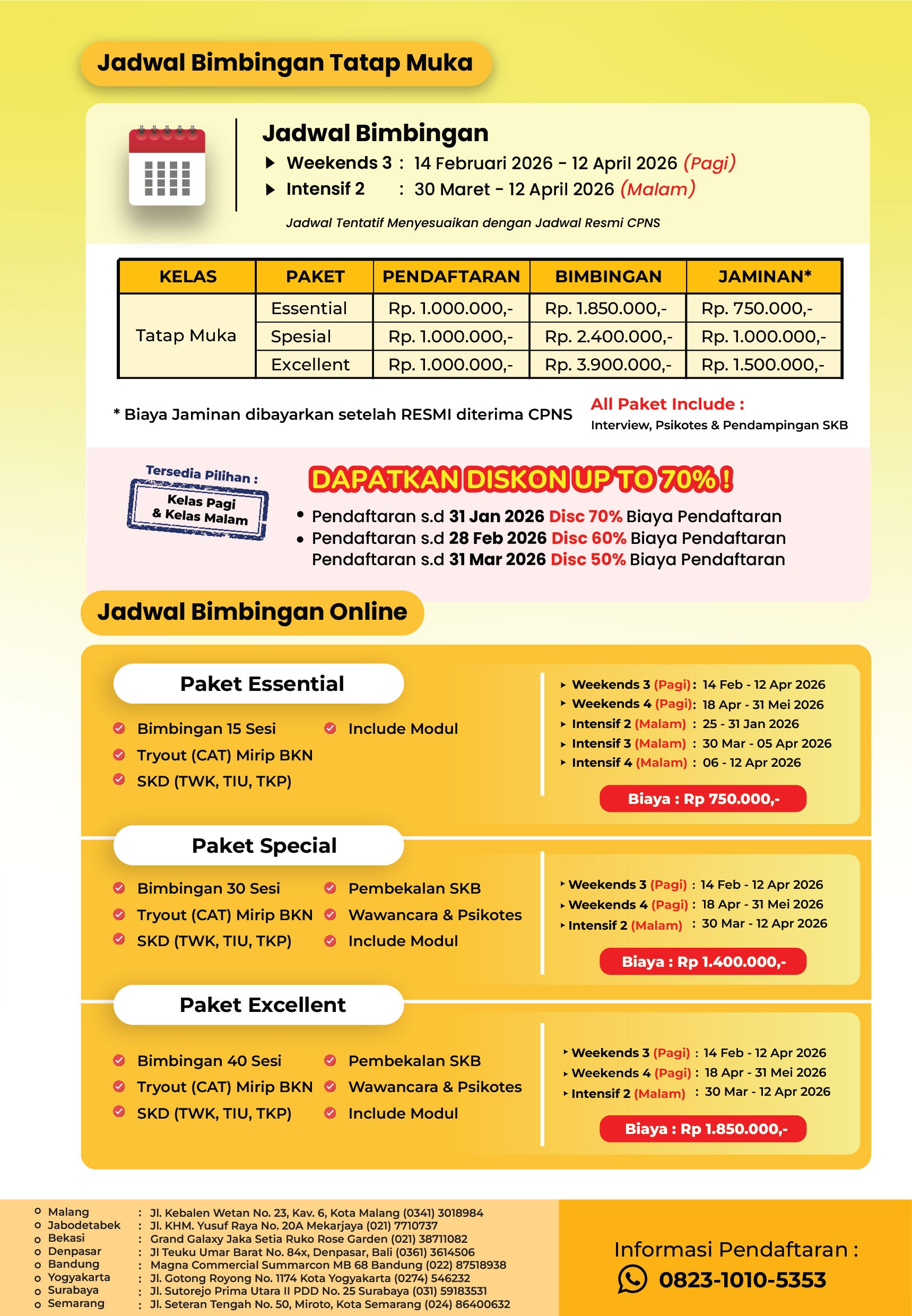 Brosur Bimbel CPNS dan PPPK 2026 