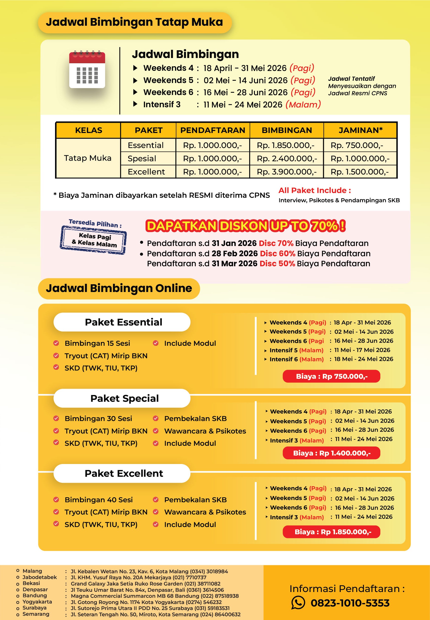 Brosur Bimbel CPNS dan PPPK 2026 