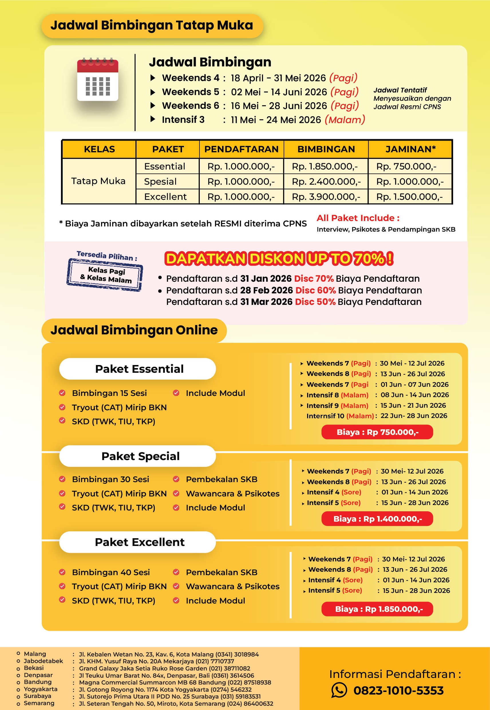 Brosur Bimbel CPNS dan PPPK 2026